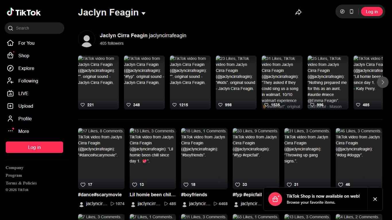 Jaclyn Feagin | TikTok